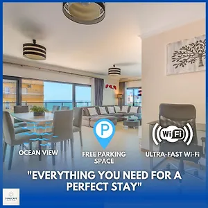  Apartment Sunscape Rocha Prime - Oceanview - Wifi - Parking